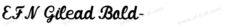 EFN Gilead Bold字体转换